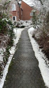 Winterdienst Weg