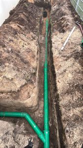 Grundleitung verlegen